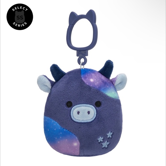 Squishmallows Select Series cow clip bundle NWT - Picture 4 of 7